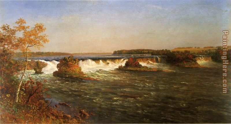Falls of Saint Anthony painting - Albert Bierstadt Falls of Saint Anthony art painting